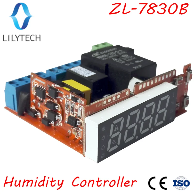 ZL 7830B 30A реле 100 240Vac цифровой регулятор влажности гигростат инкубатор влажность