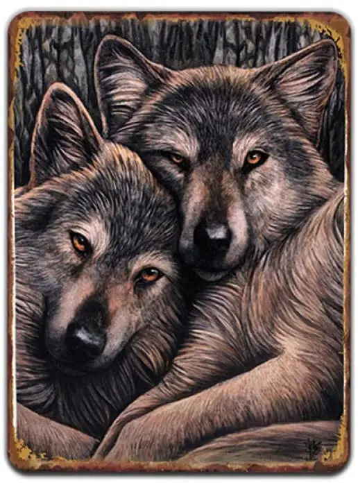 

MorLugan Tin Painting Snow Metal Tin Signboard Bar Cafe Family Wall Sticker Bar Decoration Plaque Iron Poster 20x30cm