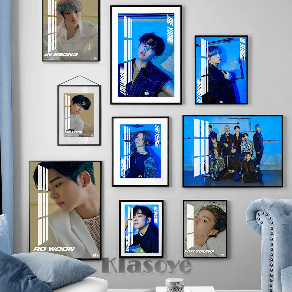 

SF9 Kpop Music Wall Hanging Print Poster Fashion Modern Living Room Home Decor Fans Collect Gift Bar Pub Club Canvas Painting