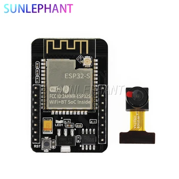 

ESP32-CAM ESP-32S WiFi Module ESP32 serial to WiFi ESP32 CAM Development Board 5V Bluetooth with OV2640 Camera Module