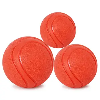 

5/6/7Cm Pet Dog Training Toy Ball Indestructible Solid Rubber Ball Chew Play Bite Toy With Carrier Rope Bite Sales