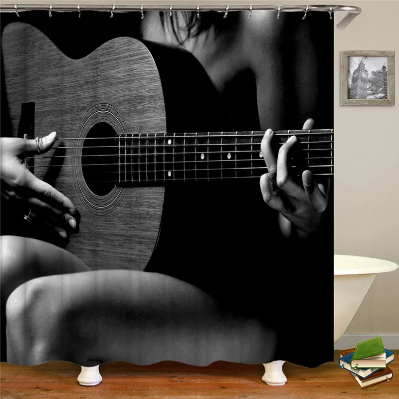 

Printing Shower Curtains Bathroom Curtain High Quality Waterproof Bath Screen Home Decoration