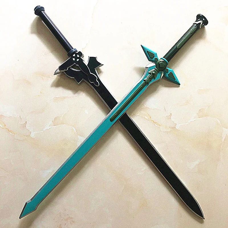 1:1 меч искусство онлайн Темный отталкивающий Кирито Kirigaya меч Kirigaya Kazuto косплей реквизит Yuuki Asuna черный меч Рождественский подарок