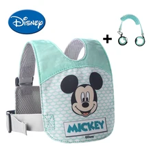 Disney анти-потеря запястья поводок детский безопасный рюкзак дышащий ходячий Жгут Регулируемая манжета для малышей прогулочный помощник