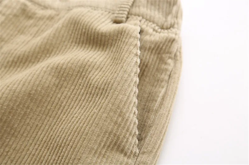 Осенне-зимние женские брюки Pantalon Femme Повседневные вельветовые прямые брюки вельветовые широкие брюки женские узкие брюки с высокой талией HK233