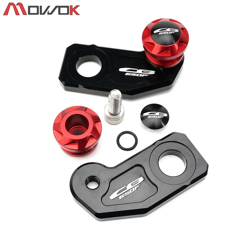 Для CB650F/CBR650F CB 650F CBR 650F- Мотоциклетная цепь регулировочный кронштейн блок маятник Катушки слайдер