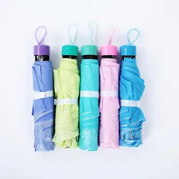 

Fashion Portable Umbrella Multicolor Travel Girl Home Living Sun Umbrella Umbrella Manual Folding Outdoor Gifts