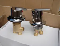 MTTUZK Solid Brass Bathtub Hot and Cold Mixing Faucet Split  Mixer 1 in 2 out Switch Bathtub Tap , Bathroom Shower Faucet 2