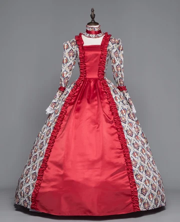 Лидер продаж, грузинское викторианское готическое платье, платье для выпускного вечера, одежда для театра восстановления - Цвет: image color