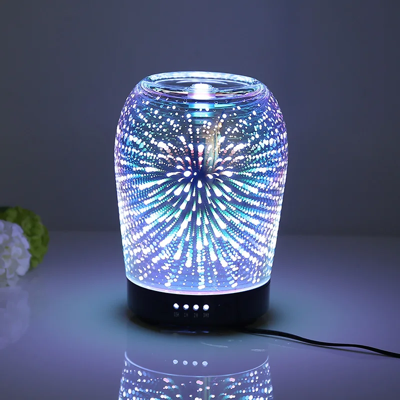 Ультразвуковой увлажнитель воздуха COOSA 3D с эфирным маслом и фейерверком