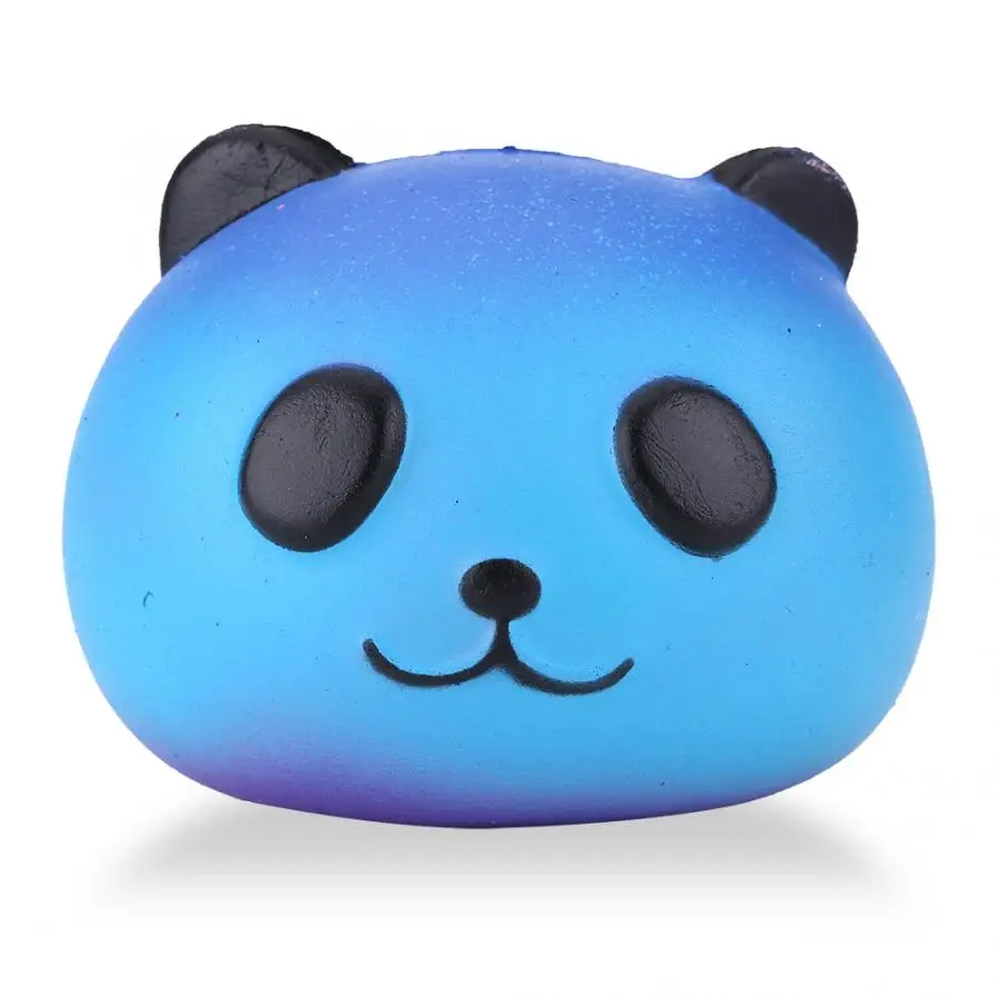 Небесно-голубой Jumbo Kawaii красочная галактика Единорог антистрессовая кукла животное медленно поднимающийся стресс облегчение игрушки для детей Рождественский подарок - Цвет: Небесно-голубой