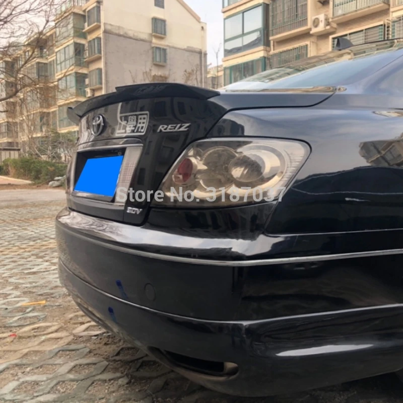 Цветной задний спойлер для Toyota Mark X Reiz из АБС-пластика 2005-2011 Неокрашенный цветной