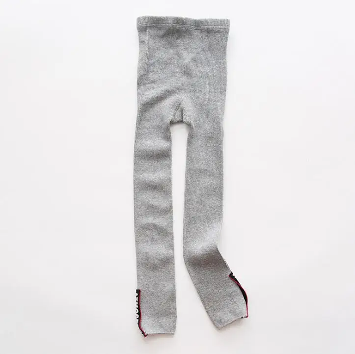 Light grey Детские колготки с бантом, Корейская версия новых детских штанов, весенне-осенние колготки с бантом для девочек - Цвет: Light grey