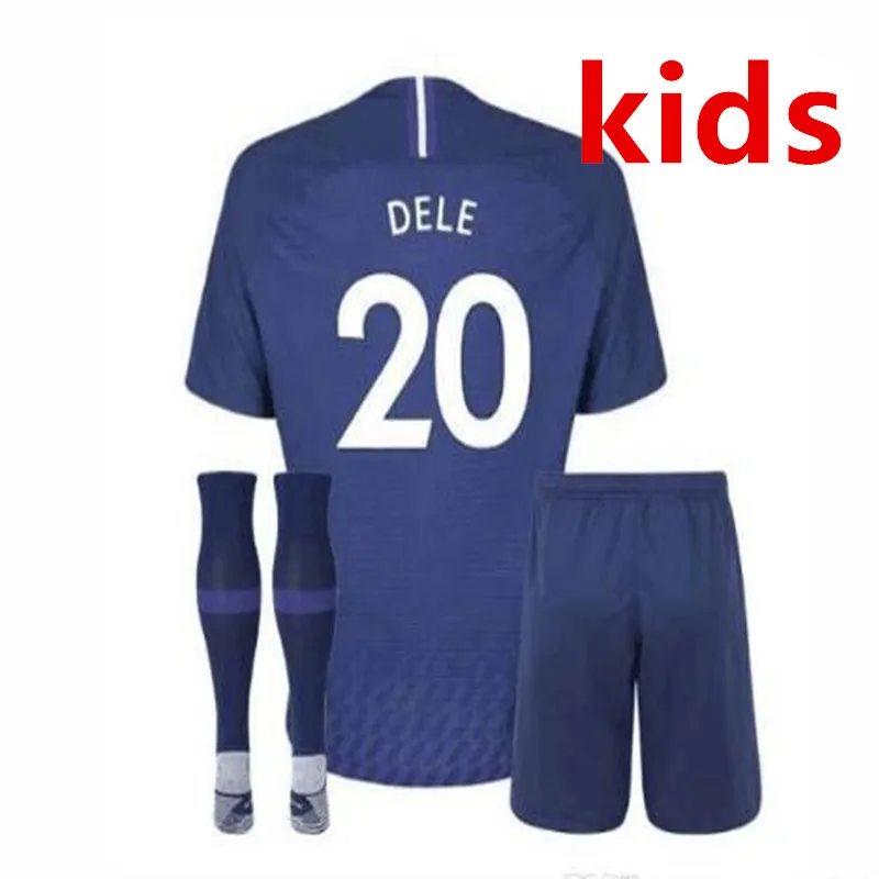 19 20/Tottenham Футбольная Футболка ERIKSEN DAVIES ROSE VERTONGHEN SANCHEZ SON KANE DELE NDOMBELE Детский комплект+ носки Tottenham jersey