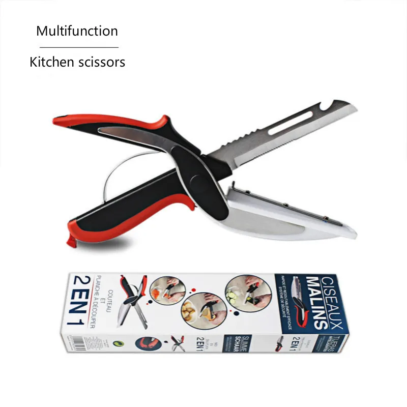 

High Demand Multifunction Stainless Steel Kitchen Tools Cutting Scissors Kitchen Supplies Household Items