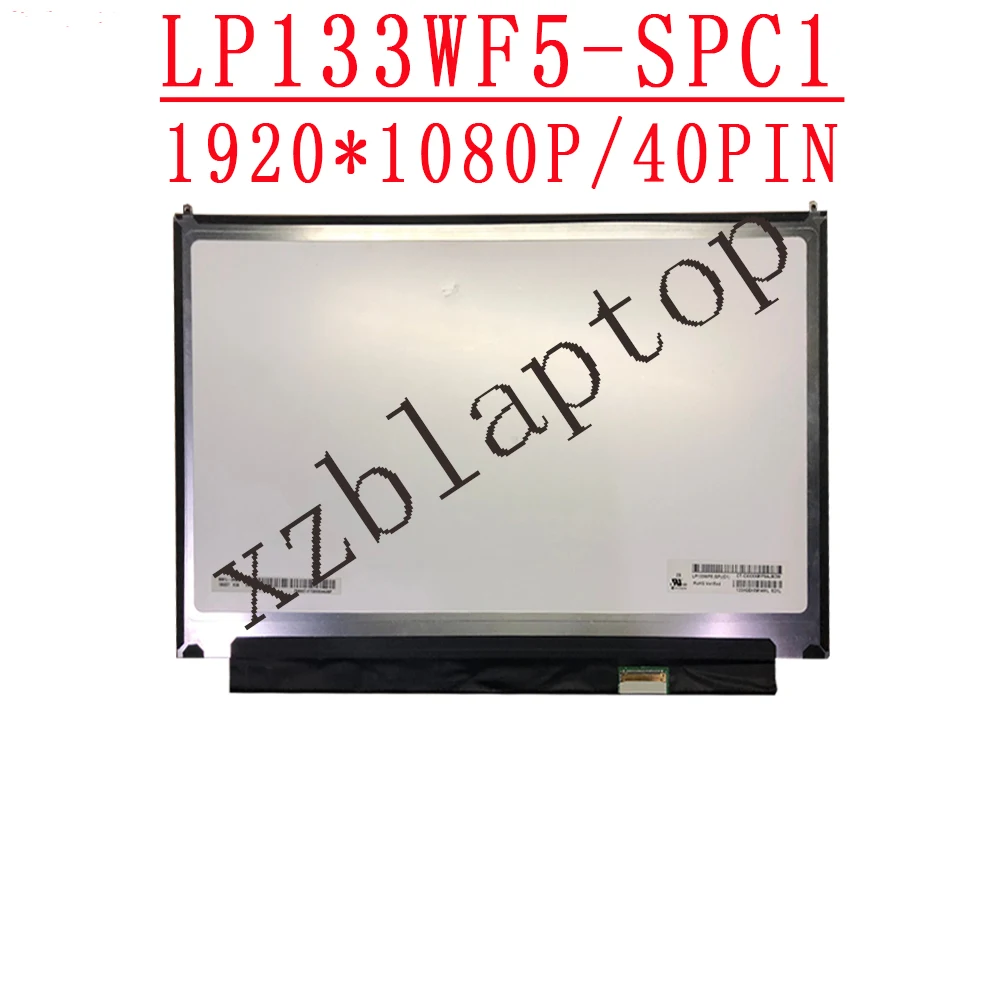

LP133WF5-SPC1 13,3 "1920X1080 EDP, 40-контактный IPS матричный жк-дисплей, светодиодный сенсорный экран в сборе, сменная панель LP133WF5 (SP)(C1)