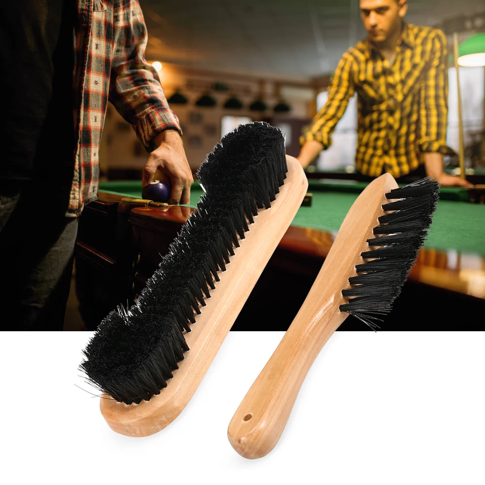 

2PCS/Lot Billiard Brush Set Billiard Accessories Pool Table Corner Brush and Rail Brush Set Billiard Table Cleaning Kit