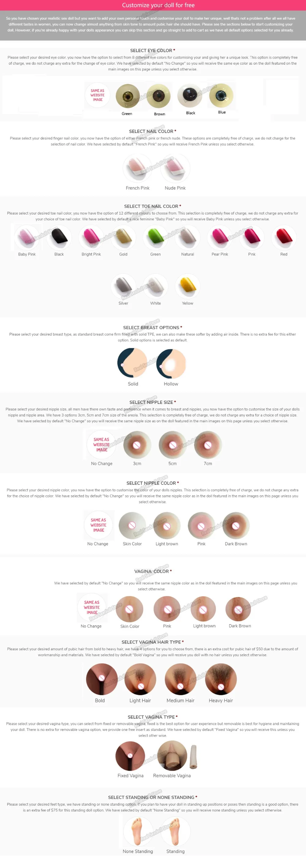 无肤色选项打水印详描