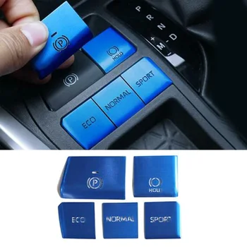 

Decor Gear Shift Panel Stickers Blue Car Aluminum Inner Gear Shift Box