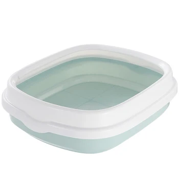 

1 Set Pet Toilet Bedpan Cat Litter Box Cat Dog Tray with Scoop Toilet Supply Teddy Anti-Splash Dog Toilette Home Plastic Sandbox