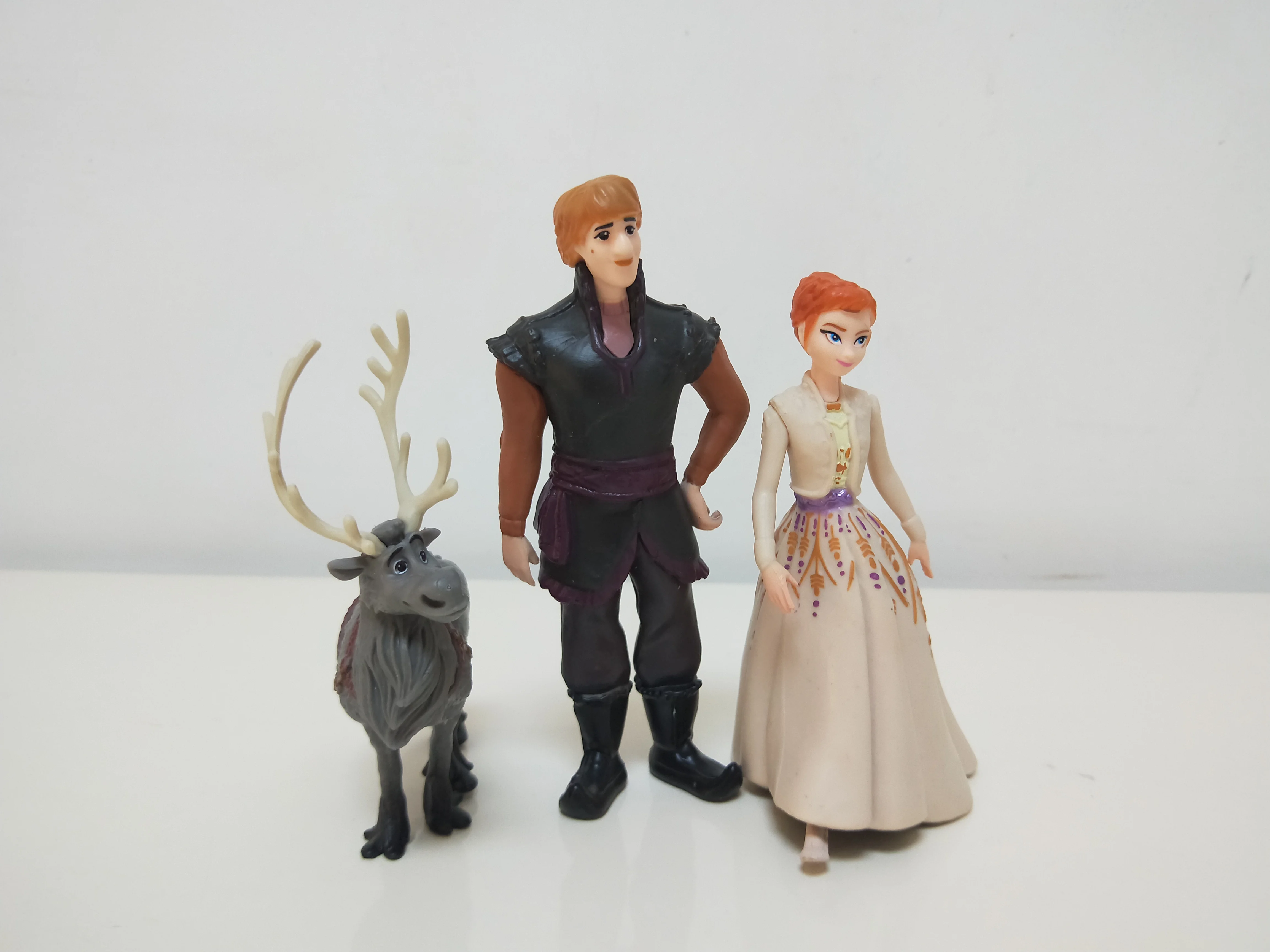10 шт./компл. Frozen2 Снежная королева Эльза Анна ПВХ Фигурки Олаф Кристоф Свен аниме куклы фигурки, детские игрушки для детей Подарки