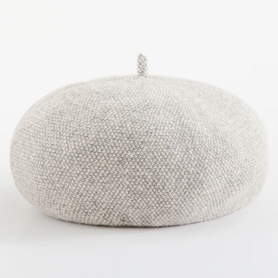 Winter Wool Beret Small Fresh Literature Flex Painter Hat Keep Warm Knitting Hat