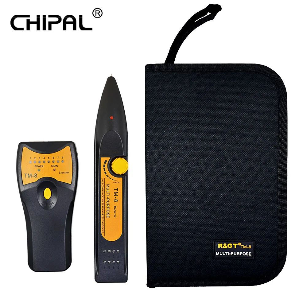 CHIPAL горячая Распродажа RJ11 RJ45 Cat5 Cat6 Тестер телефонного сетевого кабеля LAN детектор