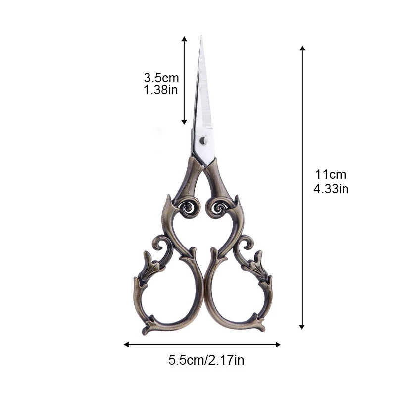 1 PCS Embroidery Scissors Stainless Steel for Professional Tailor Sewing
