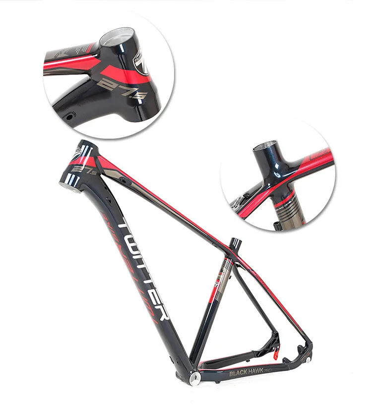 MTB горный велосипед рама из алюминиевого сплава Black Hawk Pro XC внедорожная УФ-наклейка 27,5/29*15,5 дюймов 17 дюймов велосипедная Рама кросс-кантри
