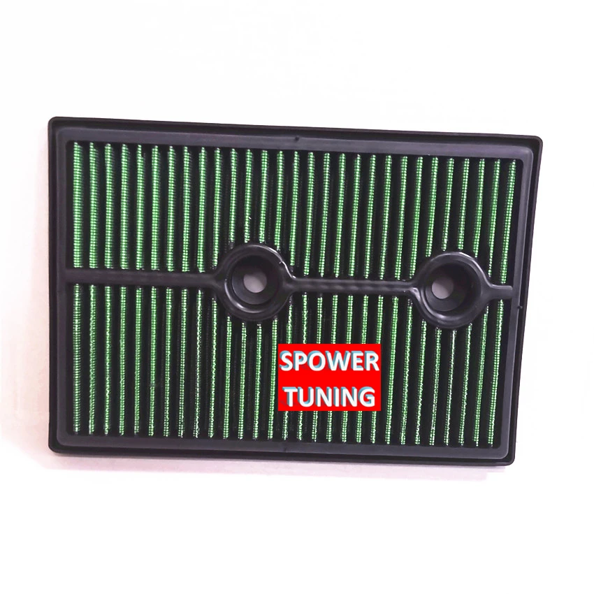 AF7SPOWER производительность замена панели воздушный фильтр подходит для - Color: Green