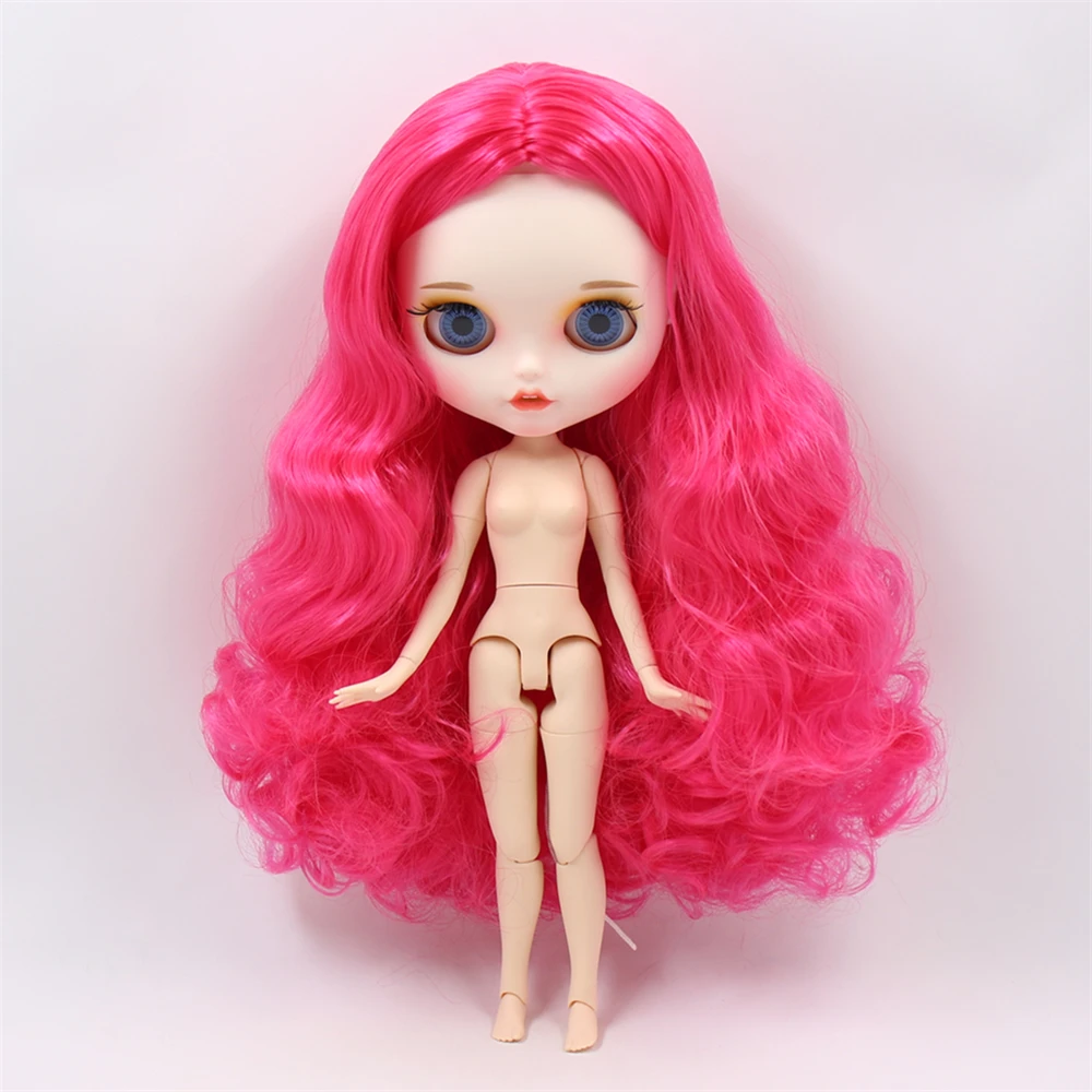 Fortune Days 1/6 bjd кукла шарнирное тело 30 см белая кожа Новое матовое лицо мягкие длинные вьющиеся волосы smail лицо с бровей игрушка кукла
