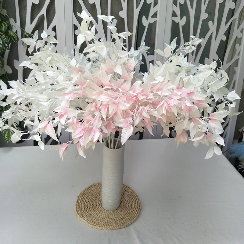 1pc Artificial Leaves Orchid Leaf Silk Simulation Plant Wedding Home Party Christmas Garden Decorative Plant For Photo Prop