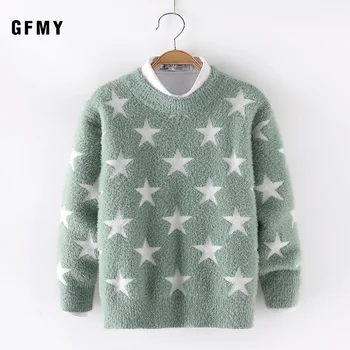 

GFMY Autumn Winter Soft Water velvet O-Collar Suitable Star Type For Boys and Girls Baby Warm Coat Kids Sweaters