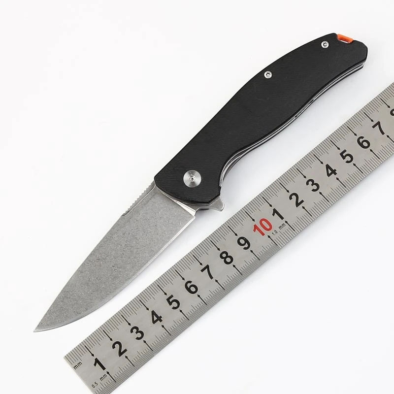 

New Arrival 440C Blade G10 Handle Ball Bearing Camping Outdoor hunting folding pocket knife survival tactical bushcraft EDC Tool