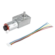 Best Price GM4632-370 DC 24V 80RPM High Torque Turbo Encoder Motor Worm Geared Motor Reducer Motor Reversible High Torque Turbo Geared