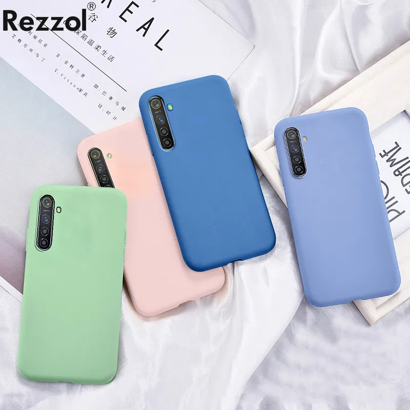 Жидкий силиконовый чехол для телефона OPPO Realme XT X2 K5 мягкий из ТПУ детей защитный XT|