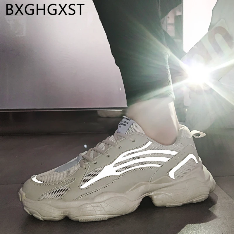 Dad Sneakers Casual Shoes Men Chunky Sport 2021 Fashion Breathable Summer Running Tenis |
