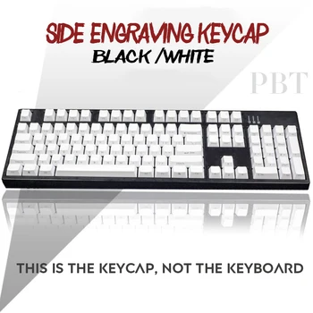 

104 keys Side Printed PBT OEM Height Keycaps Can render keycap Set for Mechanical Keyboard Only Sell Keycaps Gaming Keycap