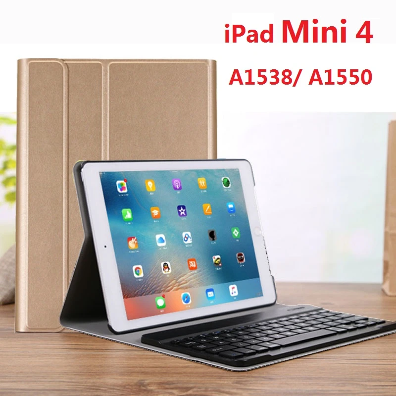 Wireless Coque For Ipad Mini 4 Case With Keyboard A1538 A1550 Russian Spanish Removable Bluetooth For Ipad Mini 4 Keyboard Case Tablets E Books Case Aliexpress