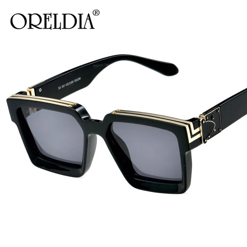 Fashion Classic Square Luxury Sunglasses Men Women Brand Designer Vintage Black White High Quality UV400 Glasses Oculos Feminino