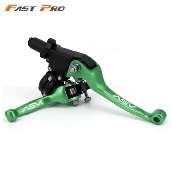 

Motorcycle CNC 22mm ASV Handle Brake Clutch Lever Pit Dirt Bike For KAWASAKI KX125 KX250 KLX140 KX250F KX450F KDX220 KLX450R