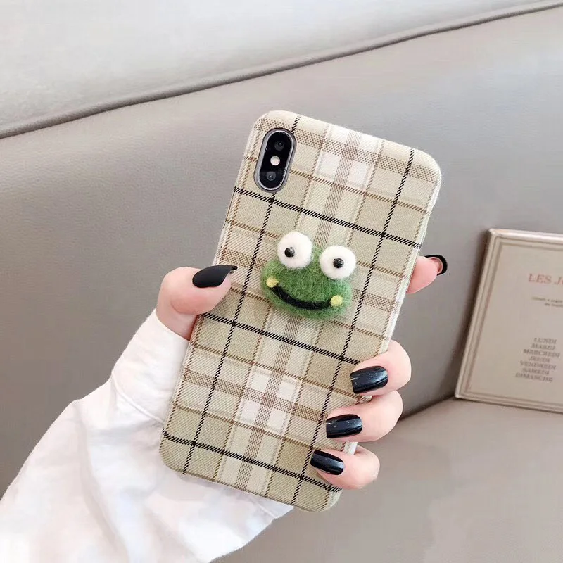 GlamPhoneCase плед маленький чехол для телефона с рисунком в виде животного для iPhone11Pro/Max X XS Max XR Мягкий силиконовый чехол для iPhone11 7 8 6 6s Plus