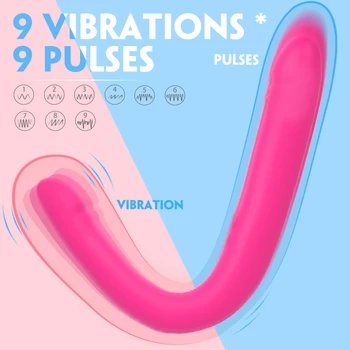 Super Long Dildo Vibrator for Women Strapless Strapon Vibrator for Lesbian Double Penetration Dildo Sex Shop for Couple Vibrator 6