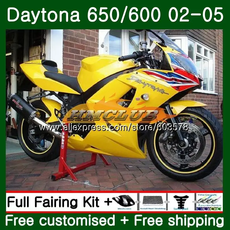 Средства ухода за кожей для Triumph Daytona 650 600 2002 2003 2004 2005 Daytona600 46CL. 31 Daytona650 Daytona 600 02 03 04 05 Глянец желтый обтекатель