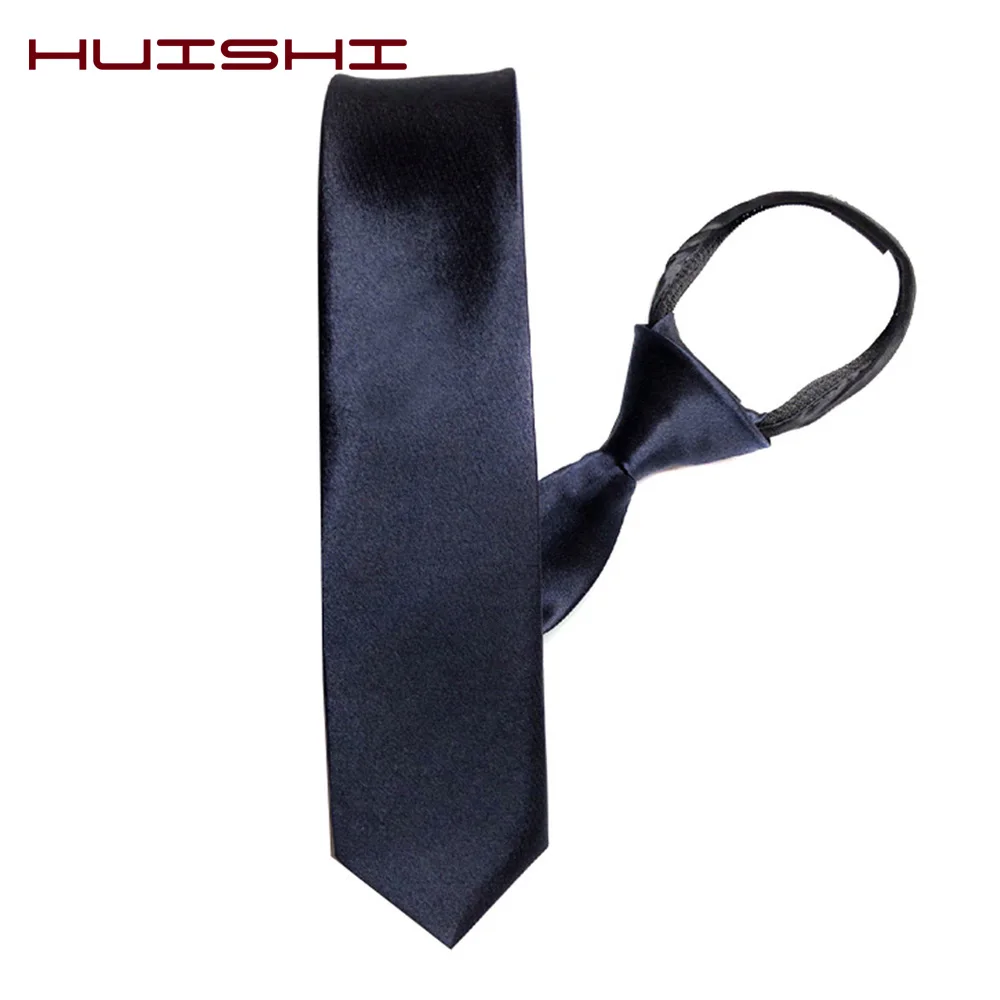 Pre-Tied Zipper Skinny Necktie 5