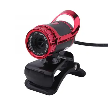 

USB 2.0 12M Pixels Clip-on Webcam Web Camera HD 360 Degree Rotating Stand Built-in Microphone for PC Video Camera