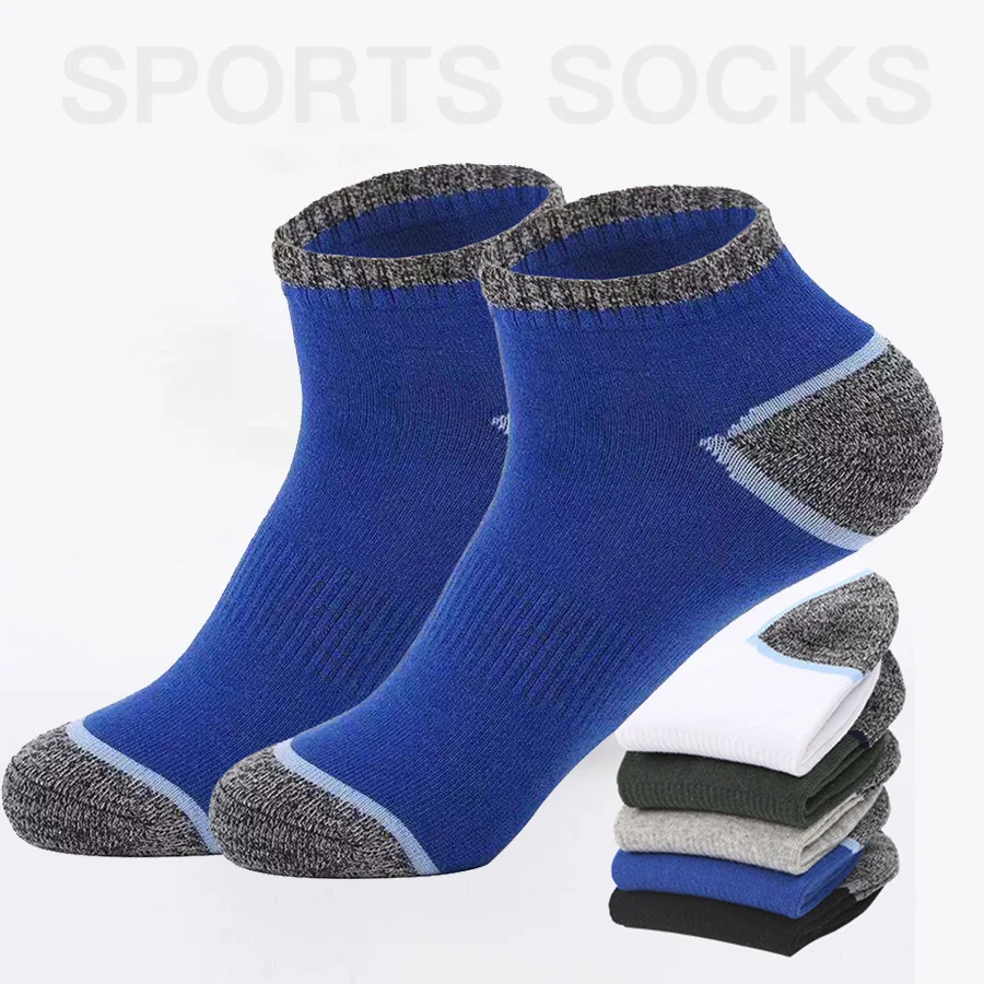 5 Pairs/Lot Sports Socks Men Ankle Japan Korea Style Running Athletic Outdoor Casual Cotton Summer Short Breathable Sock Travel running socks men ankle socks