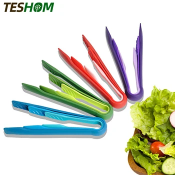 

3Pcs/Set Plastic Kitchen Tongs Serving Cooking Tongs For Barbecue Cooking Salad Grilling Frying Kitchen Utensils