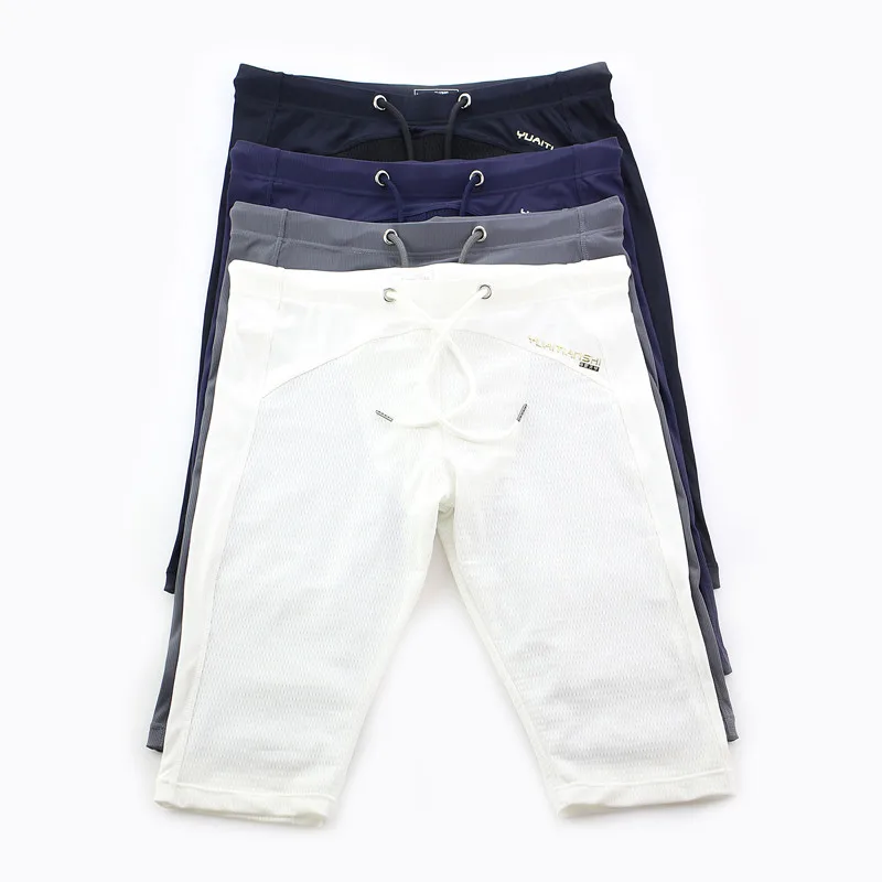 

4PCS/LOT Men Board Short Pants Summer Casual Training Bodybuilding Summer Board Shorts Tight Workout Fitness GYM Short Pants