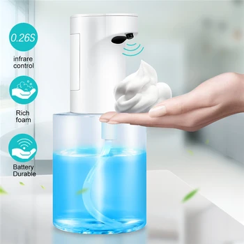 

New Touchless Automatic Soap Dispenser USB Charging Smart Foam Soap Dispenser Infrared Sensor Foam Machine For Home Bathroom